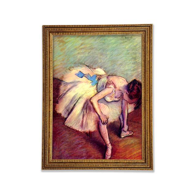 Degas Dancer 2 Framed Print Mercer41 Size: 42.1cm H x 59.7cm W x 3cm D, Format: Gold Framed Paper on Productcaster.