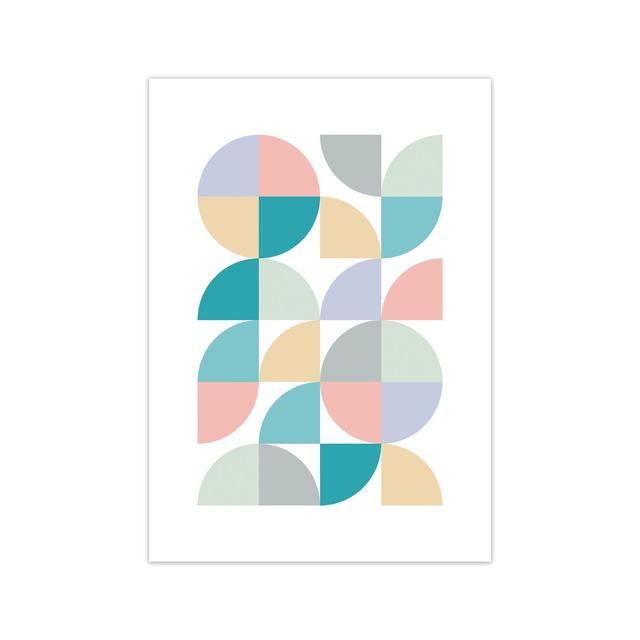 Abstract Pastel Nursery A - Print Norden Home Frame Option: No Frame, Size: 84.01cm H x 59.4cm W x 4cm D on Productcaster.