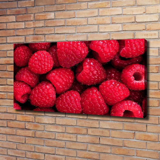 Raspberries - Wrapped Canvas Art Prints Brayden Studio on Productcaster.