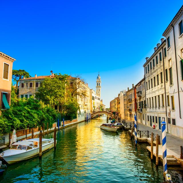 San Giorgio Dei Greci - Wrapped Canvas Photograph Breakwater Bay Size: 91cm H x 91cm W on Productcaster.