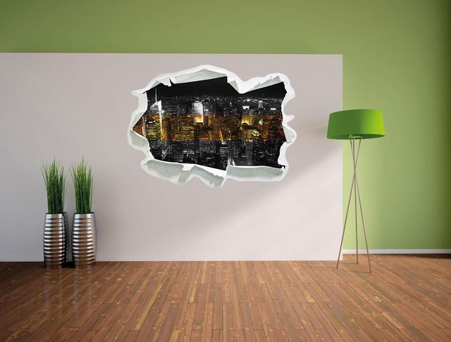 Wandtattoo Nightlife Big City East Urban Home Größe: 67 cm H x 92 cm B x 0,02 cm T on Productcaster.