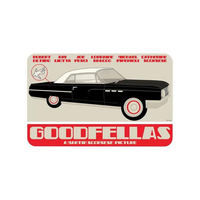 Goodfellas by Claudia Varosio - Graphic Art Print on Canvas Corrigan Studio Format: Wrapped Canvas, Size: 101.6cm H x 152.4cm W x 3.81cm D on Productcaster.