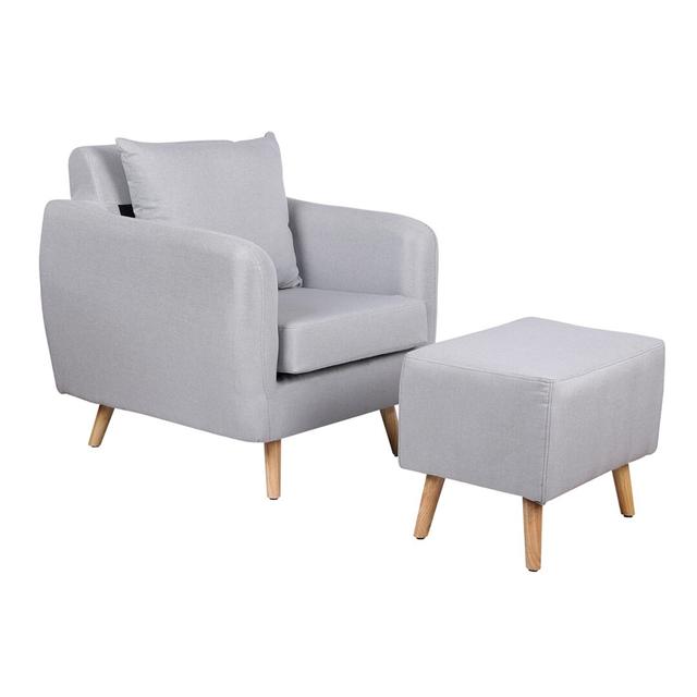 Taryn Armchair and Footstool Hykkon on Productcaster.