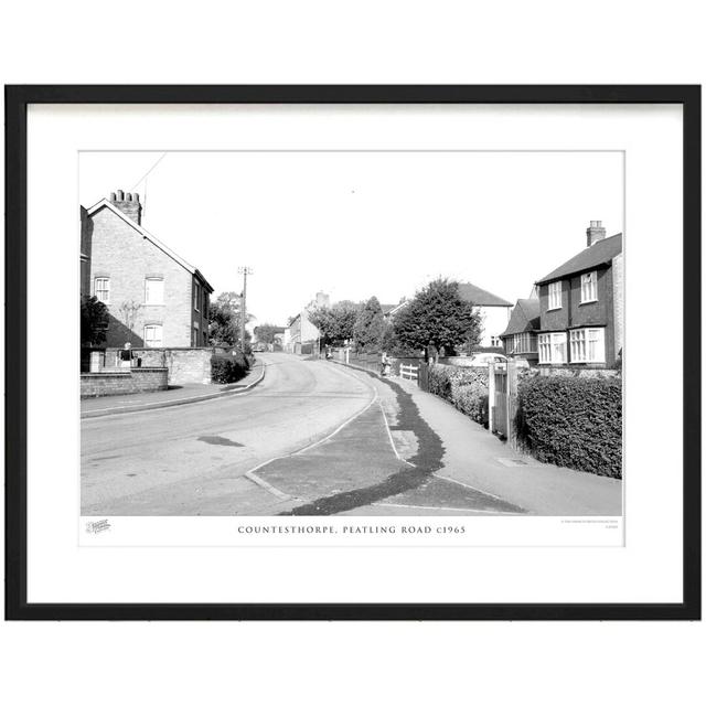 'Countesthorpe, Peatling Road C1965' - Picture Frame Photograph Print on Paper The Francis Frith Collection Size: 63.3cm H x 83.5cm W x 2.3cm D on Productcaster.