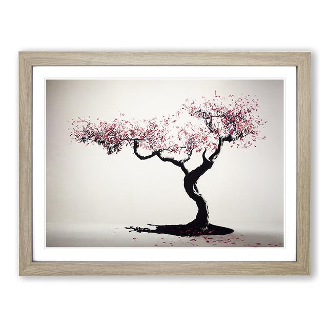 Radiant Apple Tree - Picture Frame Graphic Art Marlow Home Co. Frame Colour: Oak, Size: 34cm H x 46cm W on Productcaster.