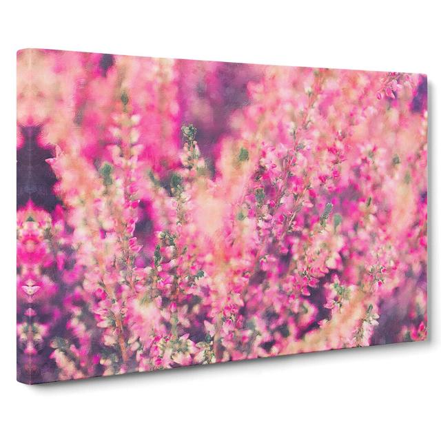 Pink Heather Painting East Urban Home Size: 35cm H x 60cm W x 3cm D on Productcaster.