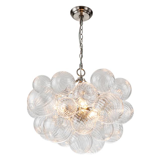 Mahood 3 - Light Chandelier with No Secondary Or Accent Material Accents Fairmont Park Finish: Nickel on Productcaster.