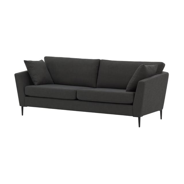 Deshaun 2 Seater Sofa George Oliver Upholstery Colour: Dark Grey on Productcaster.