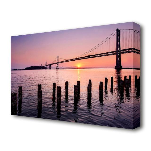 Calm Morning - Wrapped Canvas Photograph Print East Urban Home Size: 101.6 cm H x 142.2 cm W on Productcaster.