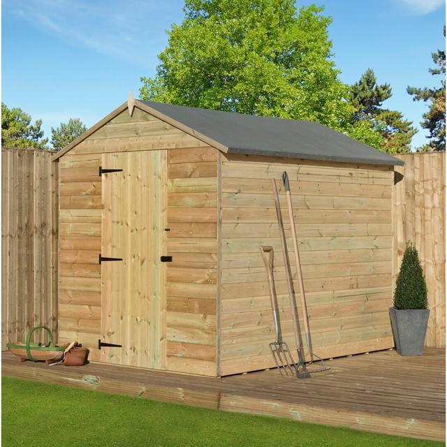 Premier Apex 5 Ft. W x 5 Ft. D Shiplap Wooden Shed Empire Sheds Ltd on Productcaster.