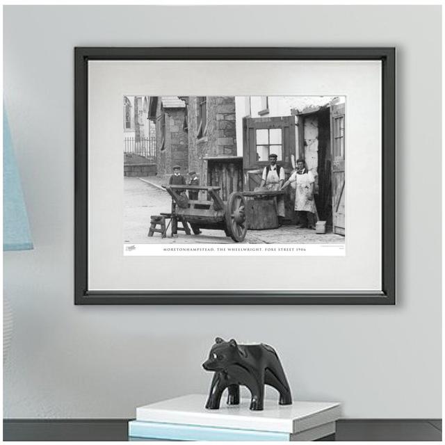 Moretonhampstead, The Wheelwright, Fore Street 1906 by Francis Frith - Single Picture Frame Print The Francis Frith Collection Size: 28cm H x 36cm W x on Productcaster.