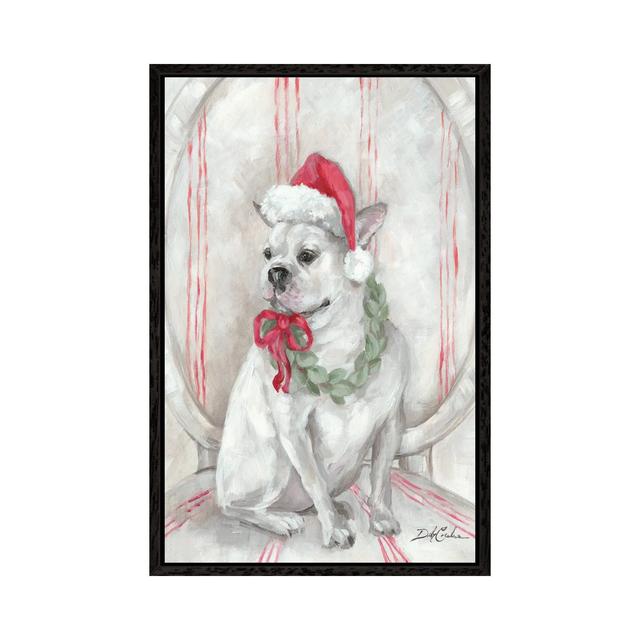 Frenchie by Debi Coules - Gallery-Wrapped Canvas Giclée on Canvas The Seasonal Aisle Format: Black Floater Framed, Size: 66.04cm H x 45.72cm W on Productcaster.