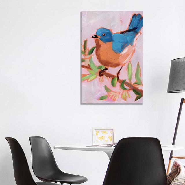 Painted Songbird I by Jennifer Paxton Parker - Wrapped Canvas Painting ClassicLiving Size: 101.6cm H x 66.04cm W x 3.81cm D on Productcaster.