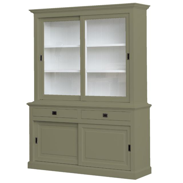 Geschirrschrank Emilia Rosalind Wheeler Farbe: Olivgrau on Productcaster.