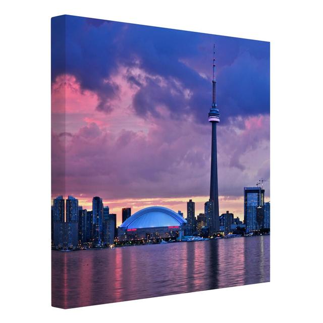 Fascinating Toronto - Wrapped Canvas Graphic Art Print East Urban Home Size: 60cm L x 60cm W on Productcaster.