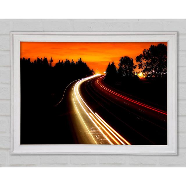 Interstate Highway - Print Bright Star Size: 59.7cm H x 84.1cm W x 1.5cm D on Productcaster.