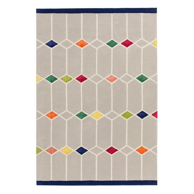 Hargrove Tufted Grey Rug George Oliver Rug Size: Rectangle 160 x 230cm on Productcaster.