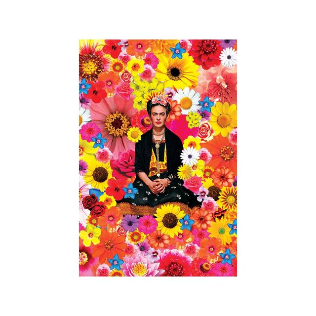 Leinwandbild Flower Frida von Ana Paula Hoppe BohoLiving Größe: 101,06 cm H x 66,04 cm B x 1,91 cm T on Productcaster.