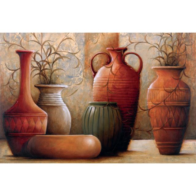 Pots Still Life - Wrapped Canvas Print ClassicLiving Size: 51cm H x 76cm W x 3.8cm D on Productcaster.