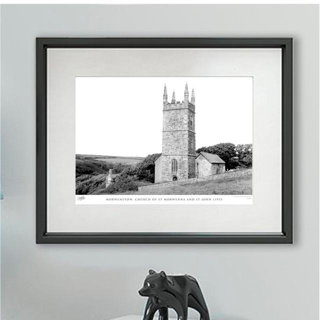 'Morwenstow, Church of St Morwenna and St John C1955' - Picture Frame Photograph Print on Paper The Francis Frith Collection Size: 45cm H x 60cm W x 2 on Productcaster.