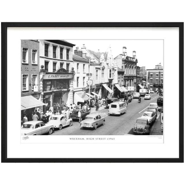 'Wrexham, High Street C1965' by Francis Frith - Picture Frame Photograph Print on Paper The Francis Frith Collection Size: 60cm H x 80cm W x 2.3cm D on Productcaster.