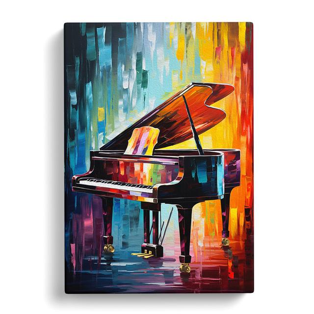 Piano Abstract - Print Marlow Home Co. Size: 60cm H x 40cm W x 3cm D on Productcaster.