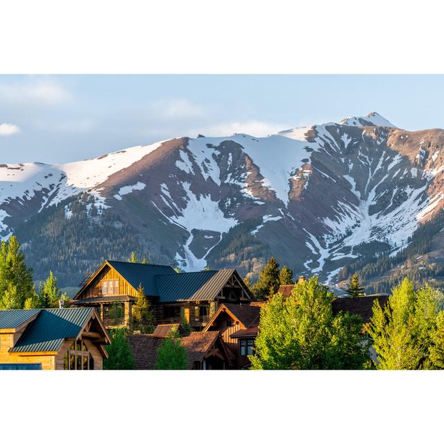 Nya Mount Crested Butte by Krblokhin - Wrapped Canvas Photograph Alpen Home Size: 61cm H x 91cm W x 3.8cm D on Productcaster.