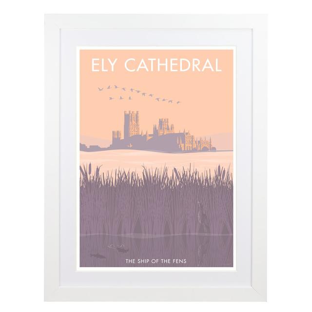 'Ely' Graphic Art East Urban Home Size: 43.5cm H x 33.5cm W x 2.2cm D, Frame Options: White on Productcaster.