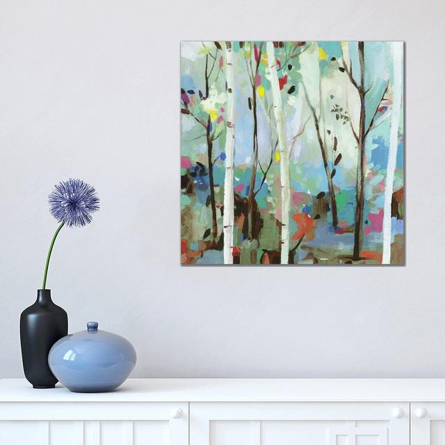 Birchwood Forest by Allison Pearce - Painting on Canvas Alpen Home Format: Wrapped Canvas, Size: 45.72cm H x 45.72cm W x 3.81cm D on Productcaster.