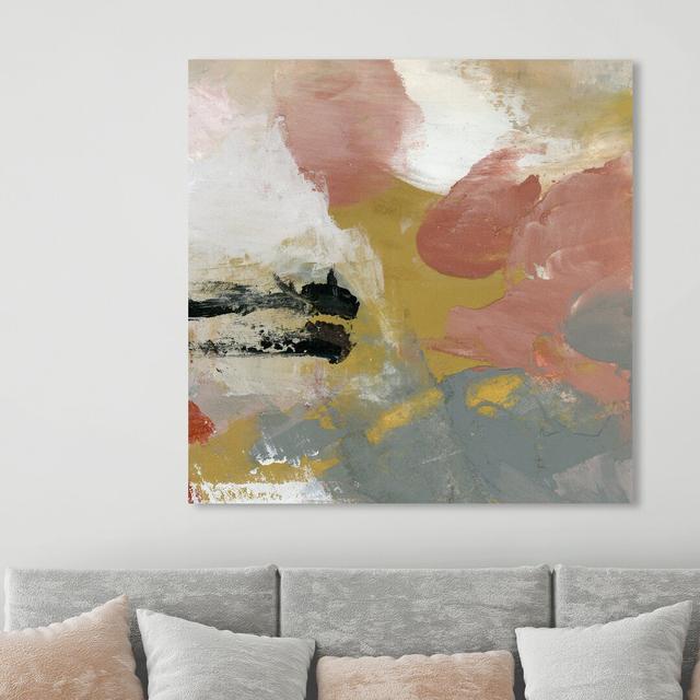 'Pastel Strokes' Painting on Wrapped Canvas East Urban Home Size: 109 cm H x 109 cm W x 4 cm D on Productcaster.