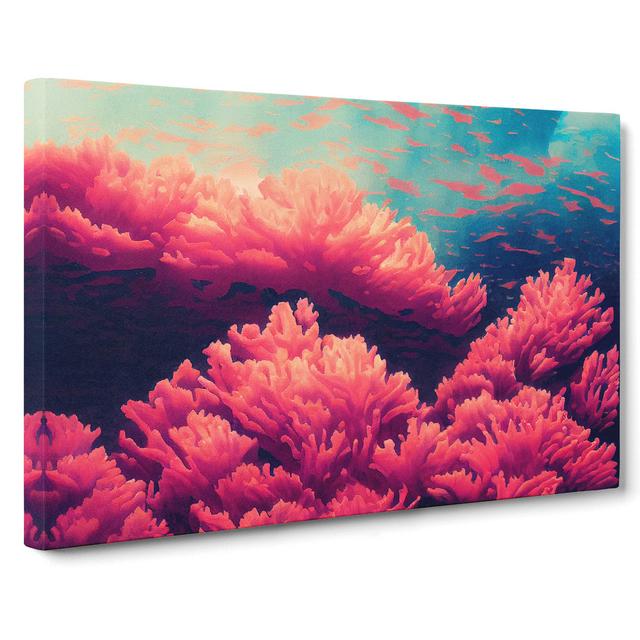 Coral Reef Vol.1 House of Hampton Size: 35cm H x 50cm W x 3cm D on Productcaster.