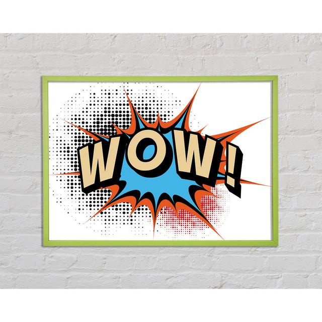 Anibar Wow 1 - Single Picture Frame Art Prints Happy Larry Size: 21cm H x 29.7cm W x 2cm D on Productcaster.