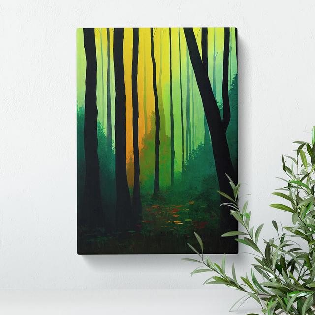 Deluxe Forest - Wrapped Canvas Graphic Art Alpen Home Size: 60cm H x 40cm W x 3cm D on Productcaster.