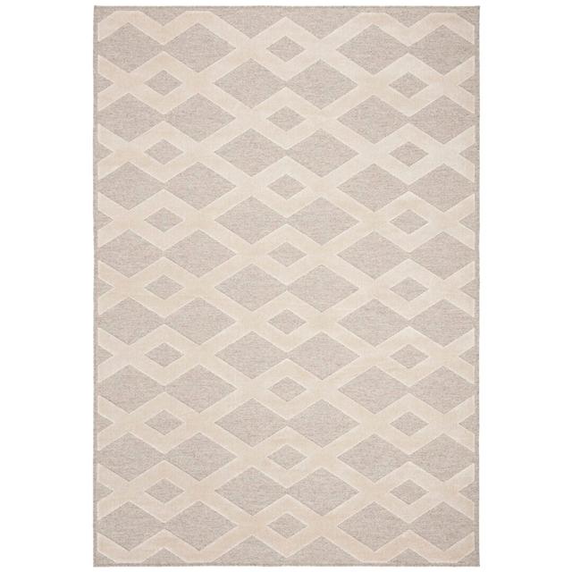 Dibble Hooked Beige Rug Highland Dunes Rug Size: Rectangle 121 x 182cm on Productcaster.