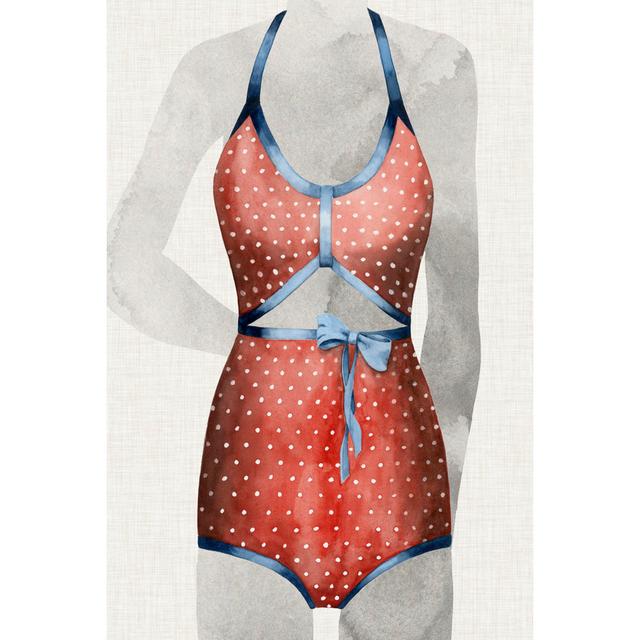 Vintage Bathing Suit II Highland Dunes Size: 46cm H x 30cm W x 3.8cm D on Productcaster.