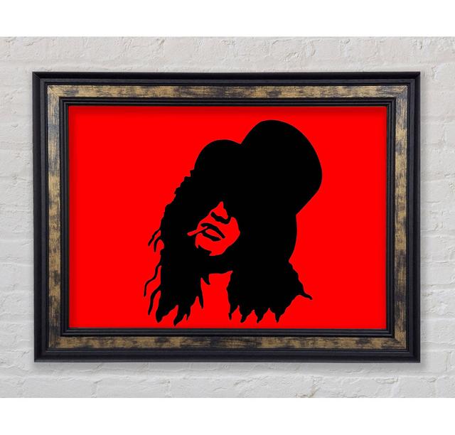 Slash Red - Picture Frame Art Prints Bright Star Size: 59.7cm H x 84.1cm W on Productcaster.