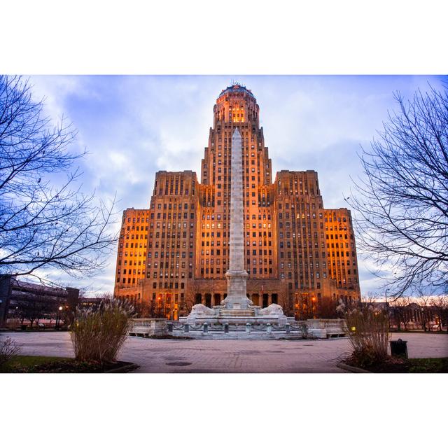 Buffalo City Hall by Anwarshamim - Wrapped Canvas Photograph 17 Stories Size: 81cm H x 122cm W on Productcaster.