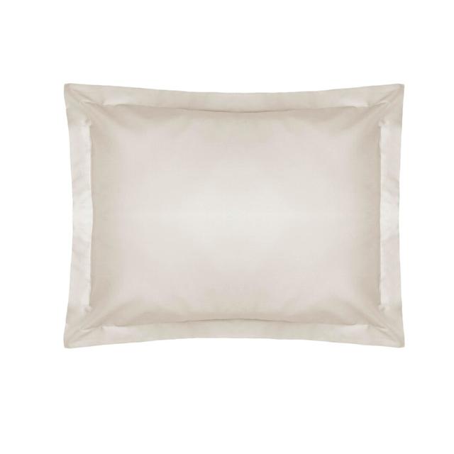 600 Thread Count 100% Cotton Range Envelope Oxford Pillowcase Belledorm Colour: Ivory on Productcaster.