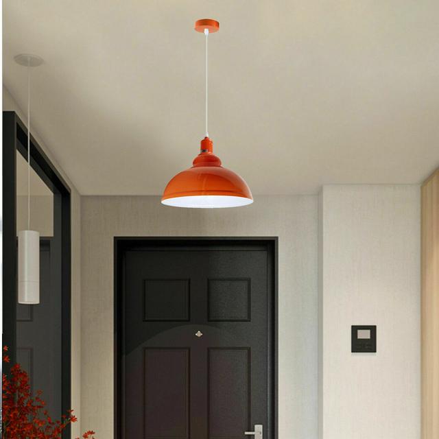 Weatherford 1 - Light Pendant Borough Wharf Finish: Orange on Productcaster.