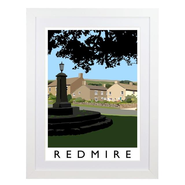 'Redmire 2' Graphic Art East Urban Home Format: White Wood Frame, Size: 43.5 cm H x 33.5 cm W x 2.2 cm D on Productcaster.