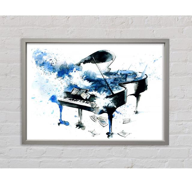 Piano Blues Framed Print Bright Star Size: 100cm H x 141.4cm W on Productcaster.