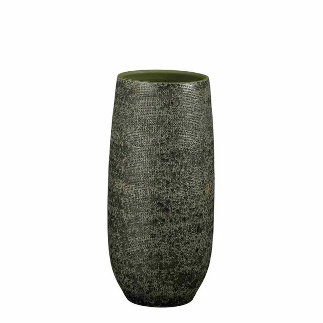 Alisandra Ceramic Pot Planter Latitude Run Colour: Green on Productcaster.