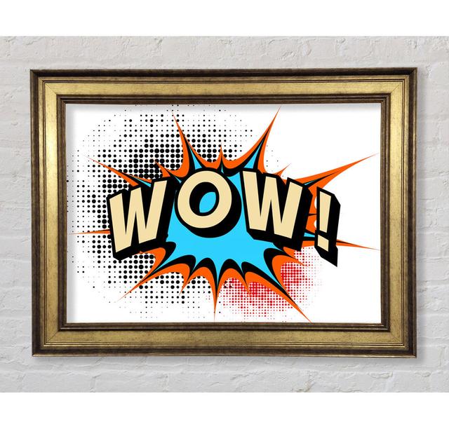 Wow - Single Picture Frame Art Prints Bright Star Size: 21cm H x 29.7cm W on Productcaster.