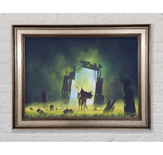 The Door To The Realm Framed Print Bright Star Size: 84.1cm H x 142.2cm W on Productcaster.