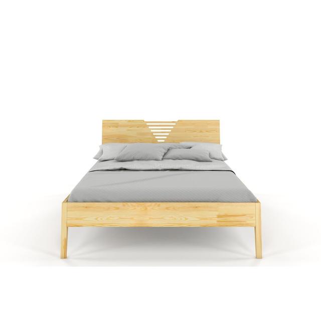 Eng Bed Frame Corrigan Studio Colour: Natural, Size: European Double (140 x 200cm) on Productcaster.