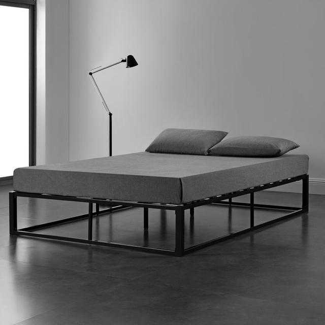 Zeigler Platform Bed Borough Wharf Lying surface: 140 x 200cm on Productcaster.