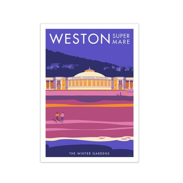 Weston Winter Gardens - Graphict Art Print on Paper East Urban Home Size: 29.7 cm H x 21 cm W x 1 cm D, Frame Options: No Frame on Productcaster.