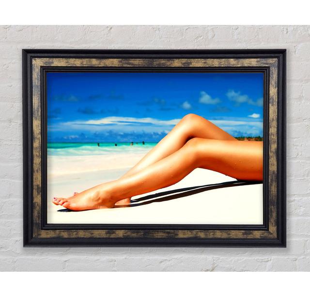 Beach Hottie - Single Picture Frame Art Prints Bright Star Size: 42cm H x 59.7cm W x 8cm D on Productcaster.