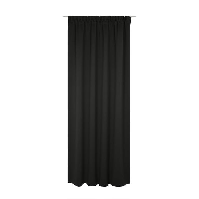 Newbury, Multibandschal, blickdicht Wirth Vorhang-Farbe: Schwarz, Vorhanggröße: 130cm Breite x 325cm Höhe on Productcaster.