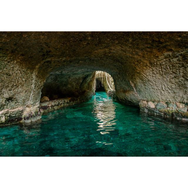 Underground Artificial River by Elis_Blanca - Wrapped Canvas Photograph Union Rustic Size: 20cm H x 30cm W x 3.8cm D on Productcaster.